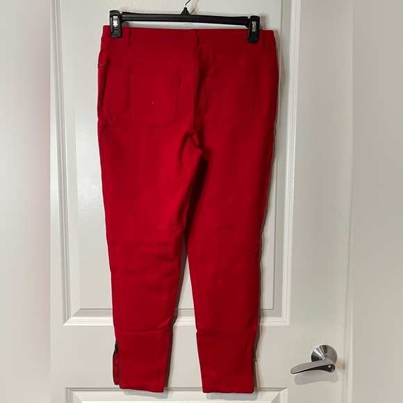 DG2 by Diane Gilman Ponte Zip Ankle Pants. Size M. EUC  Inseam 25”. Waist 15” - Picture 2 of 5
